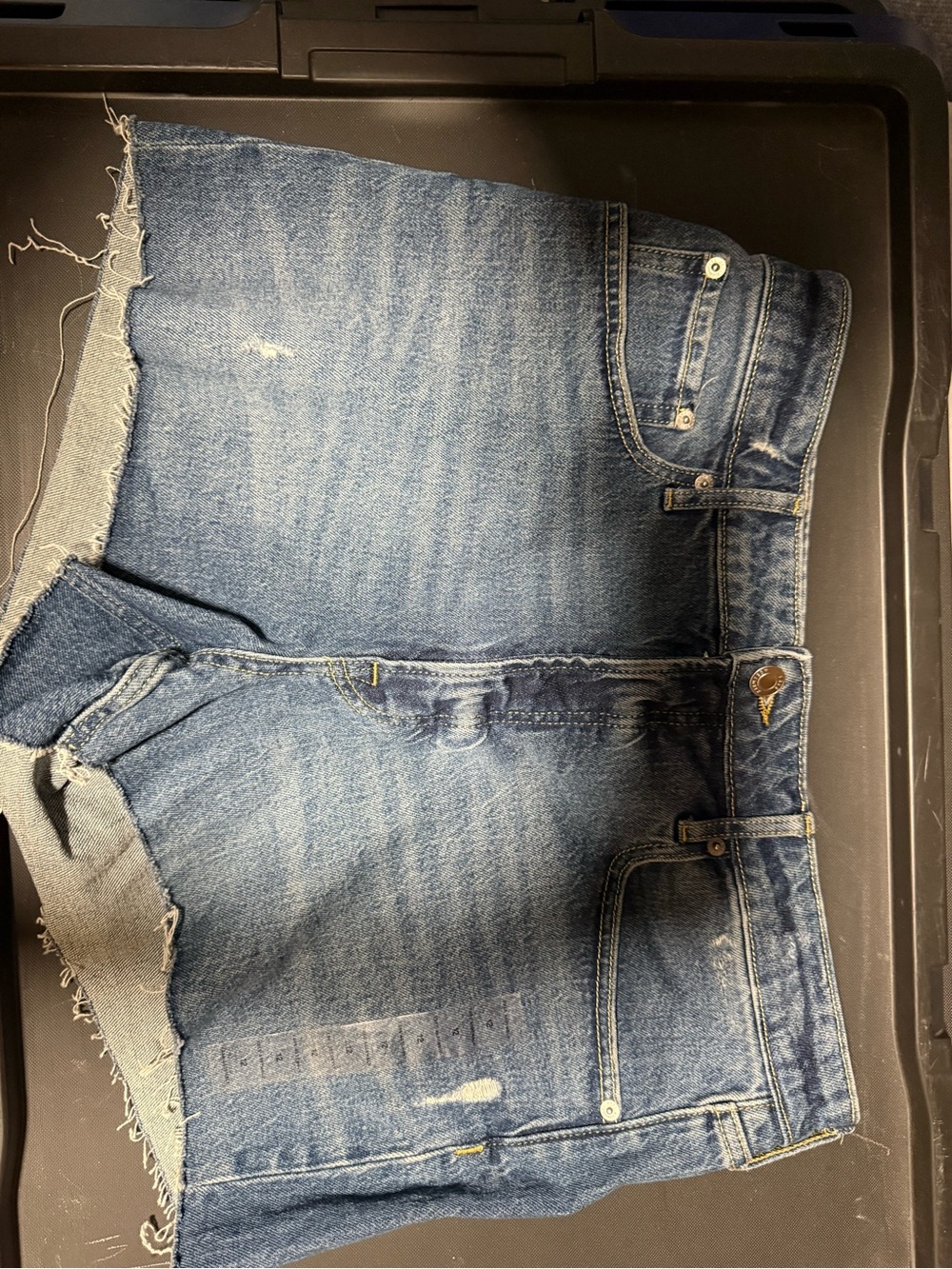 Free Assembly Denim Shorts in Classic Blue